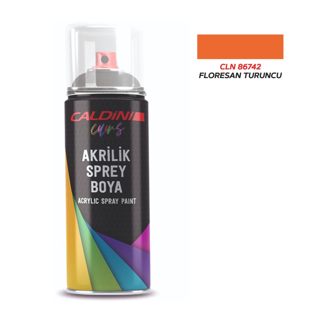 CALDINI AKRILIK FLORESAN TURUNCU 400 ml.